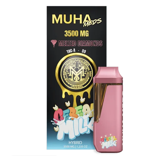 MUHA MEDS melted Diamonds THCA Disposable- Delta 9 3.5grams