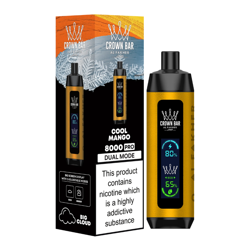 Al Fakher Crown Bar Big Cloud Pro | Crystal 8K