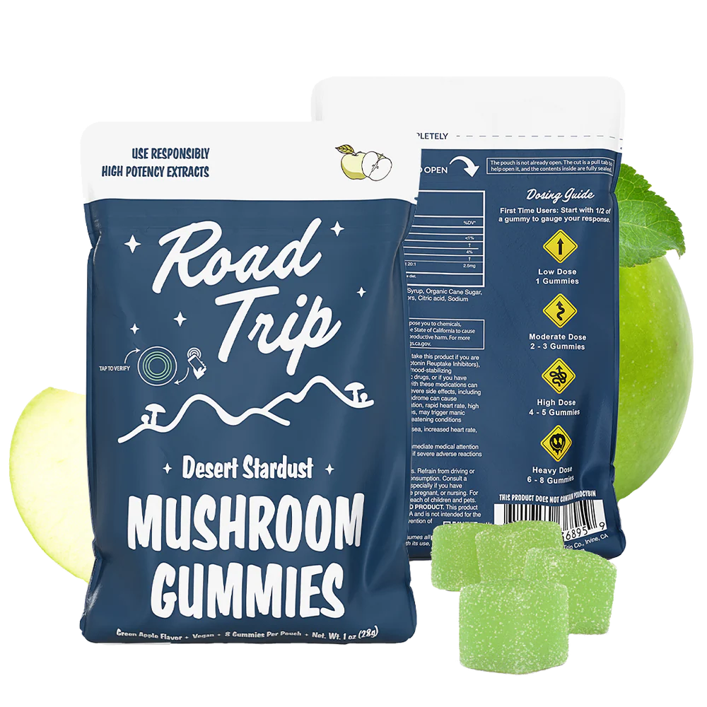 ROAD TRIP MUSHROOM GUMMIES 8CT/POUCH