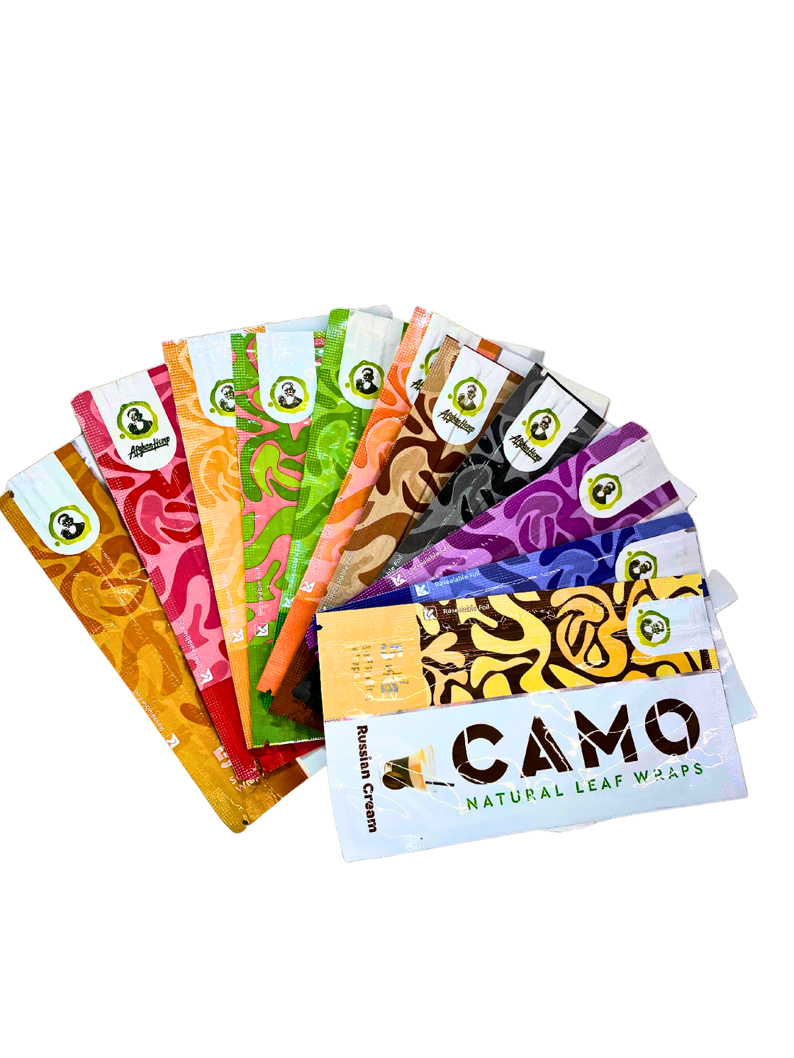 CAMO NATURAL WRAPS 5CTS*