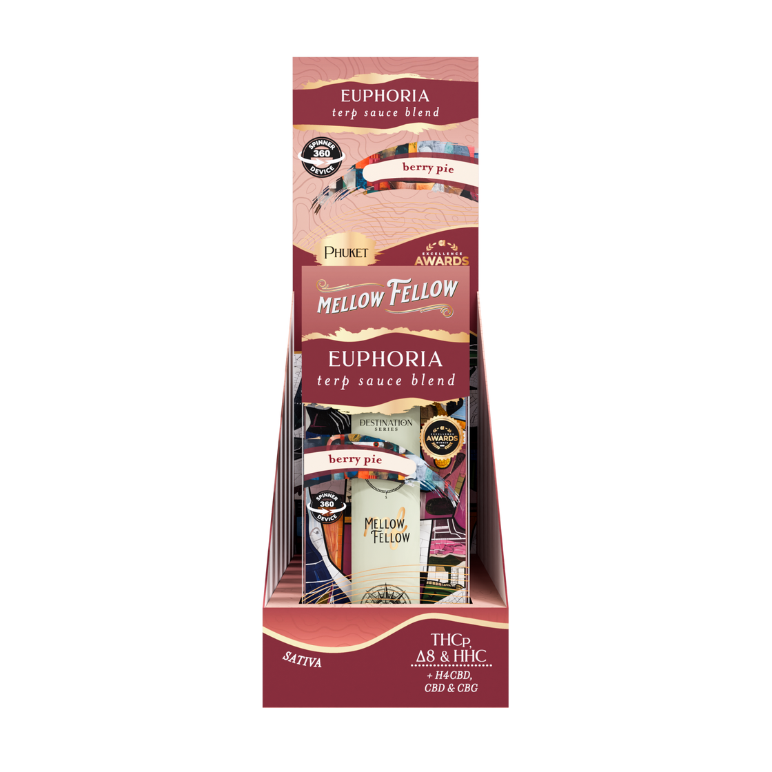 SATIVA MELLOW FELLOW TERP SAUCE BLEND -  SPINNER 1 ML