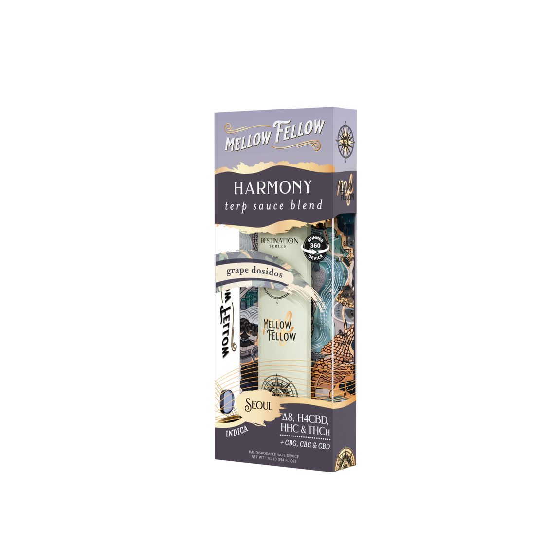 SATIVA MELLOW FELLOW TERP SAUCE BLEND -  SPINNER 1 ML
