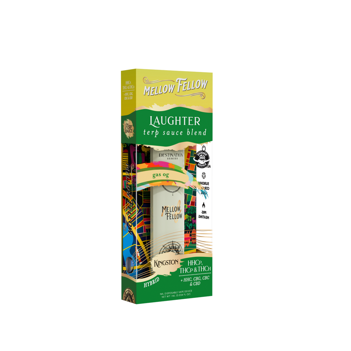 SATIVA MELLOW FELLOW TERP SAUCE BLEND -  SPINNER 1 ML