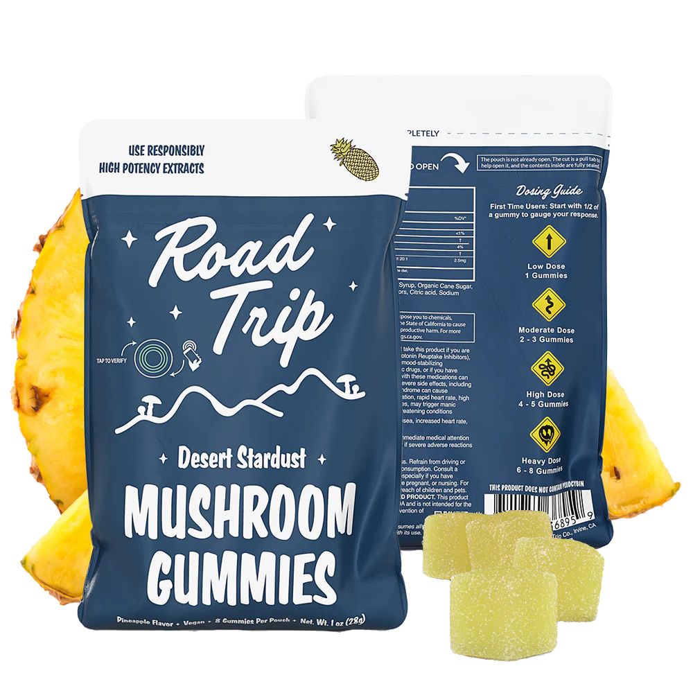 ROAD TRIP MUSHROOM GUMMIES 8CT/POUCH