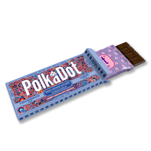POLK A DOT MUSHROOM MAGIC BLEND CHOCOLATE BAR 500MG/20CTS