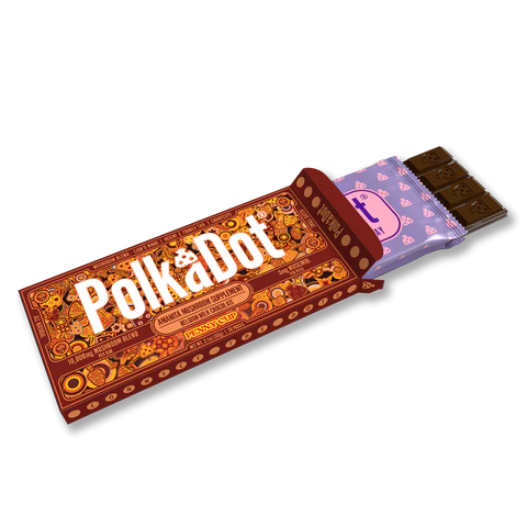 POLK A DOT MUSHROOM MAGIC BLEND CHOCOLATE BAR 500MG/20CTS