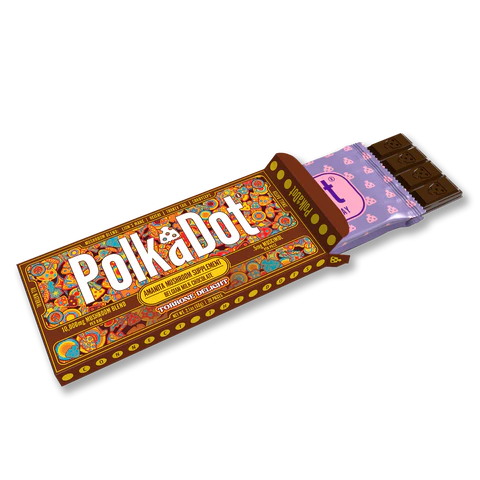 POLK A DOT MUSHROOM MAGIC BLEND CHOCOLATE BAR 500MG/20CTS