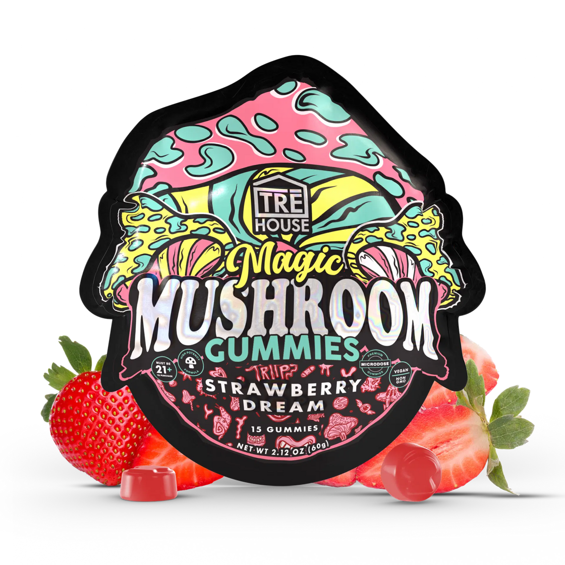 TRE HOUSE MAGIC MUSHROOM 15CTS GUMMIES
